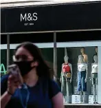  ??  ?? Signed up...retailer Marks & Spencer