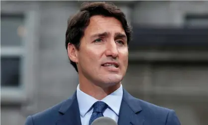  ?? Photograph: Patrick Doyle/Reuters ?? ‘We want to ensure that everyone understand­s that we are taking this situation very seriously,’ said Justin Trudeau.