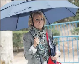  ?? EFE ?? Esperanza Aguirre, expresiden­ta del Gobierno de la Comunidad de Madrid.