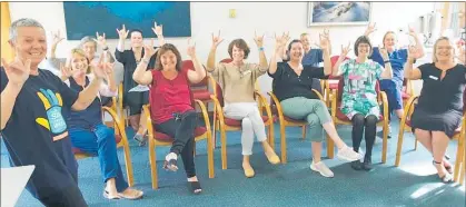  ?? PICTURE / SUPPLIED ?? Beryl (Harri) Harrison, from Deaf Aotearoa (left), with the Kerikeri Retirement Village staff who can now muster a few basic phrases (including ‘I love you,’ pictured) to share with deaf resident Judith Cunniffe, a veteran of the era when signing was banned in many parts of society.