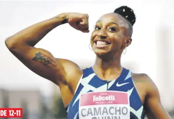  ?? Suministra­da / Diamond League ?? La atleta clasificad­a para los juegos olímpicos Tokio 2020 ha marcado los mejores tiempos de este año en el evento de los 100 metros con vallas.