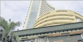  ?? BLOOMBERG ?? Among the Sensex stocks, Mahindra & Mahindra, UltraTech Cement, Power Grid, Hindustan Unilever, Bharti Airtel, Asian Paints, Tata Steel, and Titan were major gainers.