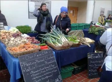  ?? MELISSA SCHUMAN - MEDIANEWS GROUP ?? One of the many vendors at the Winter Farmers’ Market.