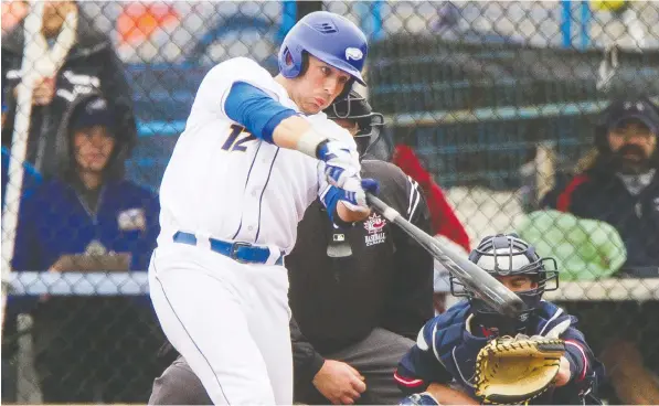  ?? RICH LAM, UBC THUNDERBIR­DS) ?? Former UBC Thunderbir­ds Bruce Yari launched multiple balls into the second deck at B.C. Place Stadium in 2014.