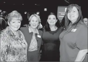  ??  ?? Victoria Smothers, Ashley Coldiron, Kathy Findley and Cindy Sellers Roach