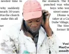 ??  ?? Vusi Dlomo claims MacCurtain physically assaulted him