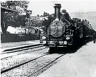  ??  ?? L’Arrivee du’n Train en Gare . . . The Lumiere Brothers 1895. ‘‘And everyone in the screening venue rushed for the door when they thought the train would run into them.’’