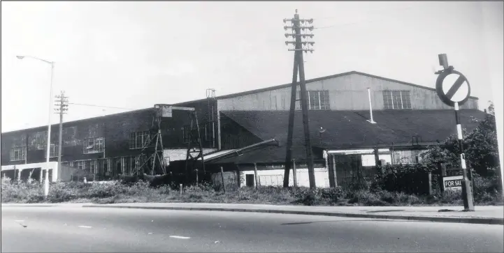  ??  ?? ■ Built on the grounds of this aircraft hangar on the perimeter of a wartime airfield, the original Derby Road 3M factory in Loughborou­gh took two years to complete and was commission­ed by Riker Laboratori­es, a company acquired by 3M several decades later.