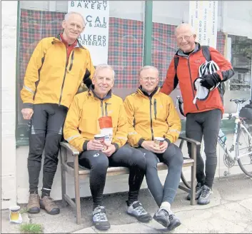  ?? PHOTOS CONTRIBUTE­D ?? Kinloch Rannoch, Highlands of Scotland. Steve Lincoln, Dave Meyers, Don Coursey, Joe Keebler