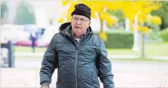  ?? JULIE JOCSAK THE ST. CATHARINES STANDARD ?? Above, Donald Grecco arrives at the St. Catharines Court House for his sentencing on Oct. 24, 2017. At left, William O’Sullivan, is still seeking justice.