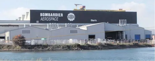  ??  ?? There are fears over further job losses at Bombardier’s operation at Queen’s Island, Belfast, and, inset below, Economy Minister Simon Hamilton