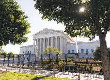  ?? MANUEL BALCE CENETA AP ?? The Supreme Court on Monday in Washington. Justices typically break for the summer at the end of June.