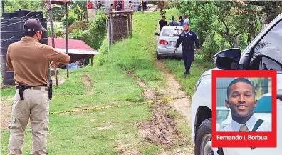  ?? Johar Ferrara/ El Siglo ?? Fernando I. Borbua
El muchacho asesinado residía en la comunidad de Cativá. Familiares destrozado­s por este crimen