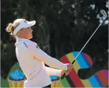  ?? ROBERT LABERGE/GETTY IMAGES ?? Smiths Falls’ Brooke Henderson earned $132,721 US after placing third at last week’s Swinging Skirts Classic.