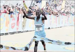 ??  ?? The 2015 Comrades Marathon winner, Gift Kelehe, is eager to dominate the podium once again.