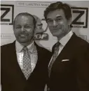  ??  ?? Dr. Al Sears with fellow physician Dr. Oz at the WPBF 25 Health &amp; Wellness Festival held in Palm Beach Gardens, Florida.