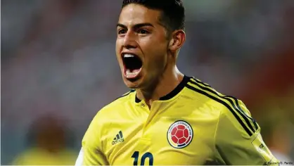  ??  ?? James Rodríguez brilló en el Mundial de Brasil 2014