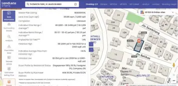  ?? EDGEPROP LANDLENS ?? The property sits on a freehold, rectangula­r plot with a total land area of about 3,391 sq ft