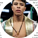  ?? ?? IN THE FIRING LINE: Munguia may or may not come next