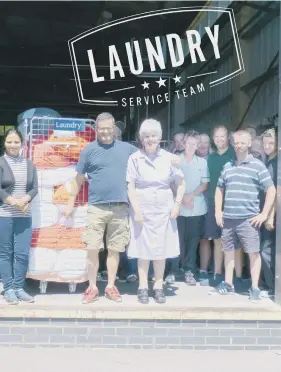  ?? ?? Some of the laundry service team