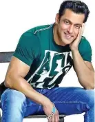  ??  ?? Salman Khan.