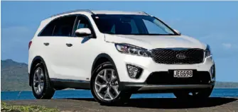  ??  ?? Kia’s Sorento seven-seater remains the quiet achiever in the large-SUV segment – in quality, if not in sales.