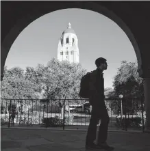  ?? Associated Press file photo ?? Stanford University has dropped the “Eliminatio­n of Harmful Language Initiative,” showing a commitment to free speech. Yes, students should be allowed to hear and be heard.