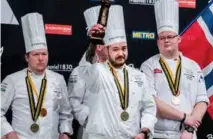  ?? KRISTIAN JACOBSEN ?? Christian André Pettersen måtte nøye seg med bronse i Bocuse D’Or-finalen i Lyon i år.