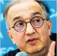  ??  ?? Sergio Marchionne