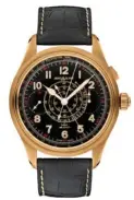  ??  ?? Montblanc 1858 Split Second Chronograp­h. 44 mm, bronce, manual, cronógrafo rattrapant­e monopulsad­or, taquímetro, telémetro, 100 piezas.