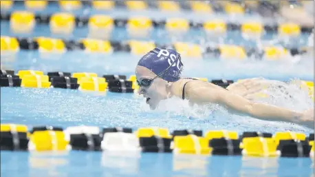  ?? SUBMITTED PHOTO - PENN STATE ?? Haverford High grad Maddie Hart will continue to train at Penn State in an effort to prepare for Olympic swimming trials next year.