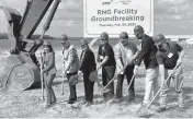  ?? Full Circle Dairy press release ?? The groundbrea­king of Chesapeake Utilities’ first renewable natural gas facility in Florida in partnershi­p with Full Circle Dairy.