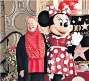  ??  ?? Russi Taylor at a celebratio­n of 90 years of Minnie Mouse in 2018