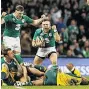  ??  ?? JOY Madigan celebrates as Ireland beat Aussies in ‘14