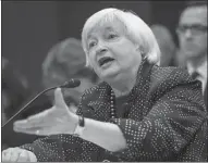  ??  ?? Federal Reserve Board Chairwoman Janet Yellen