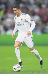  ?? FOTO: GETTY ?? Cristiano Su continuida­d o no marcará el verano blanco