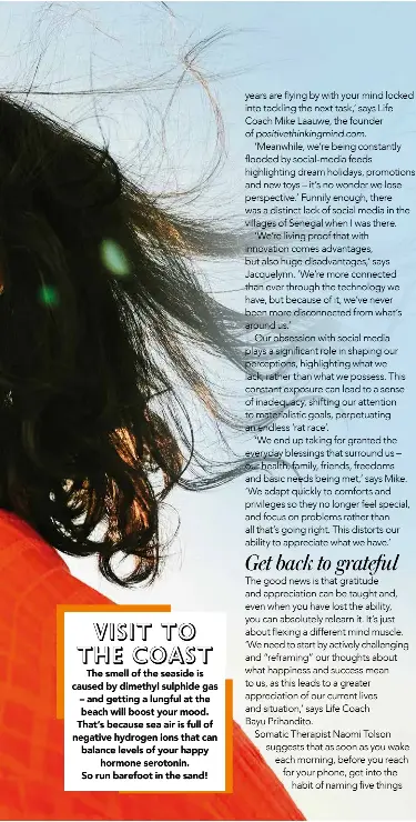 Learn to appreciate THE SMALL STUFF - PressReader