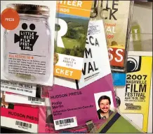  ??  ?? to a few film festivals over the years.