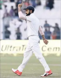  ?? PICTURE: REUTERS ?? India’s new Test captain Virat Kohli has indicated that India is a step closer to accepting the Decision Review System (DRS), where television technology is used to ratify umpires’ decisions.