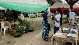  ??  ?? Cross section of exhibitors at the Farm to Urban Table Fair