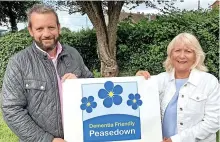  ?? ?? Cllr Gavin Heathcote (left) and Cllr Karen Walker (right) are welcoming delegates from across the region to Peasedown’s first ever dementia awareness conference