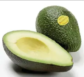  ??  ?? Avocados are loaded with vitamin E.