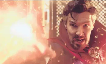  ?? MARVEL STUDIOS ?? Actor Benedict Cumberbatc­h returns as Dr. Stephen Strange in director Sam Raimi’s “Doctor Strange in the Multiverse of Madness.”