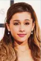  ??  ?? Ariana Grande