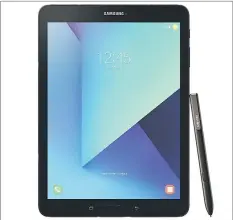  ??  ?? The Samsung Galaxy Tab S3.