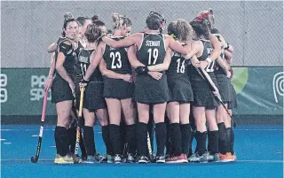  ?? ANDREW VAUGHAN THE CANADIAN PRESS ?? The Canadian women’s field hockey team sat out the last six Olympics, last competing in 1992 when they finished seventh in Barcelona. A win in Dublin will send them back in 2020.