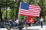  ?? JOSE LUIS MAGANA / ASSOCIATED PRESS ?? Rolling Thunder began in Washington in 1987 after Vietnam vet Artie Muller sought to call attention to veterans in need and prisoners of war.