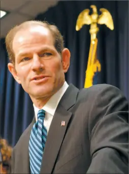  ?? DANIEL ACKER / BLOOMBERG NEWS ?? New York Attorney General Eliot Spitzer trod on the toes of the Office of the Comptrolle­r of the Currency when he probed possible racially discrimina­tory practices in residentia­l lending, a court ruled yesterday.