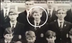  ??  ?? Tie and blazer: Jeremy Corbyn in his school days