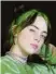  ??  ?? Billie Eilish